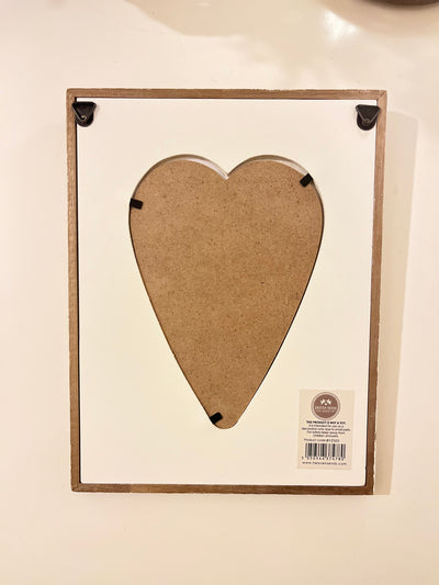 Shabby Chic Heart Picture Frame - Cuore