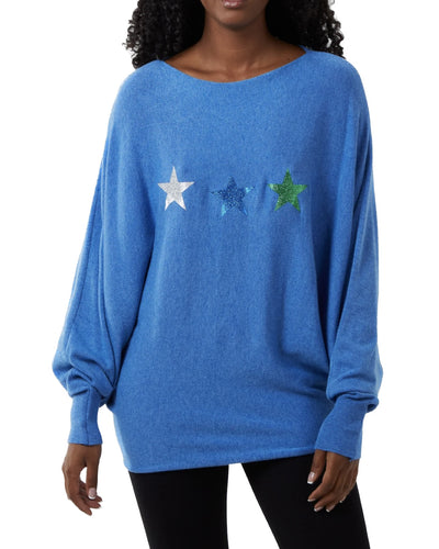 Three Stars Batwing Jumper - Serena