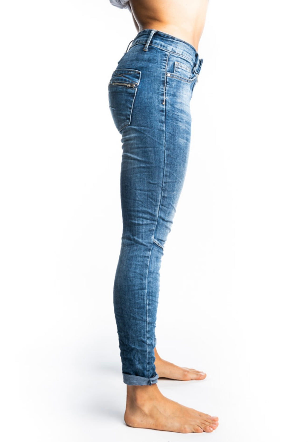stretch  and soft fabric for our best seller Jeans 