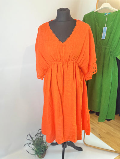 linen dress from aria boutique 
